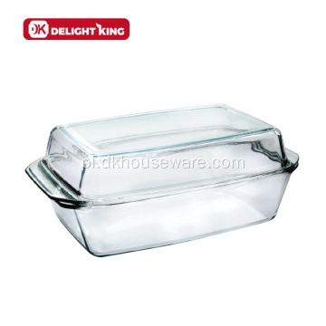 Prostokątny piekarnik Save Glass Casserole Pot